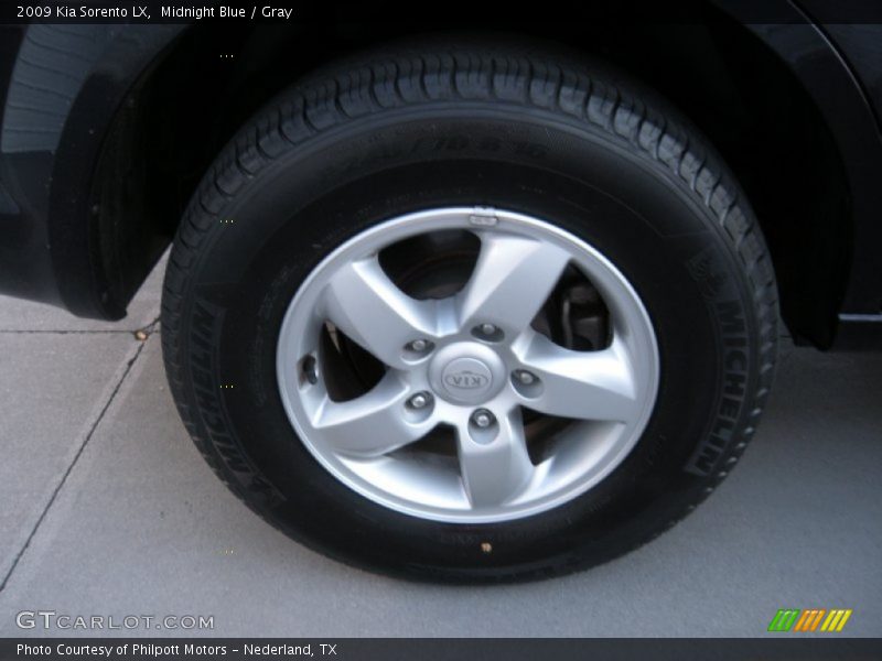 Midnight Blue / Gray 2009 Kia Sorento LX