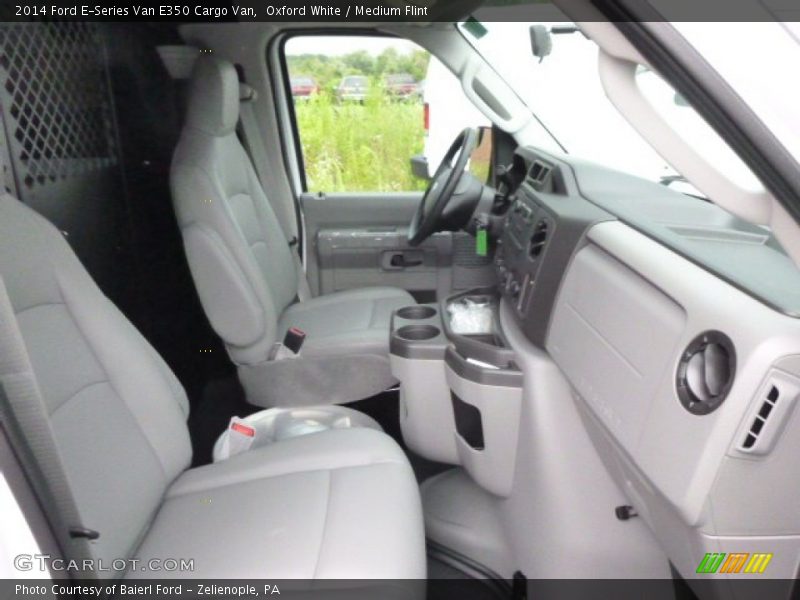 Oxford White / Medium Flint 2014 Ford E-Series Van E350 Cargo Van