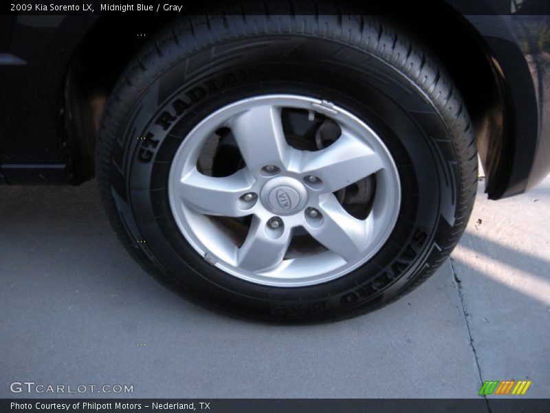 Midnight Blue / Gray 2009 Kia Sorento LX