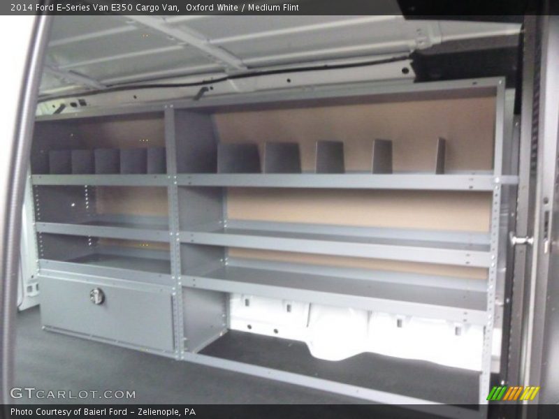 Oxford White / Medium Flint 2014 Ford E-Series Van E350 Cargo Van