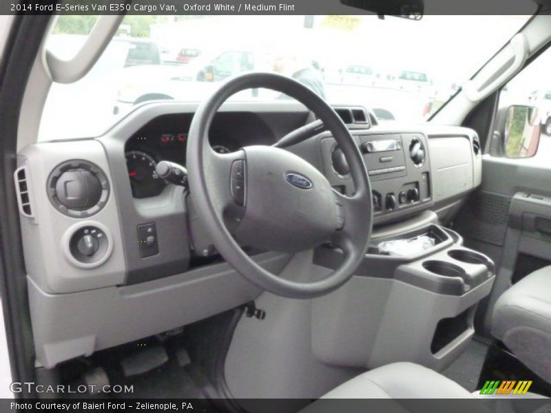 Oxford White / Medium Flint 2014 Ford E-Series Van E350 Cargo Van