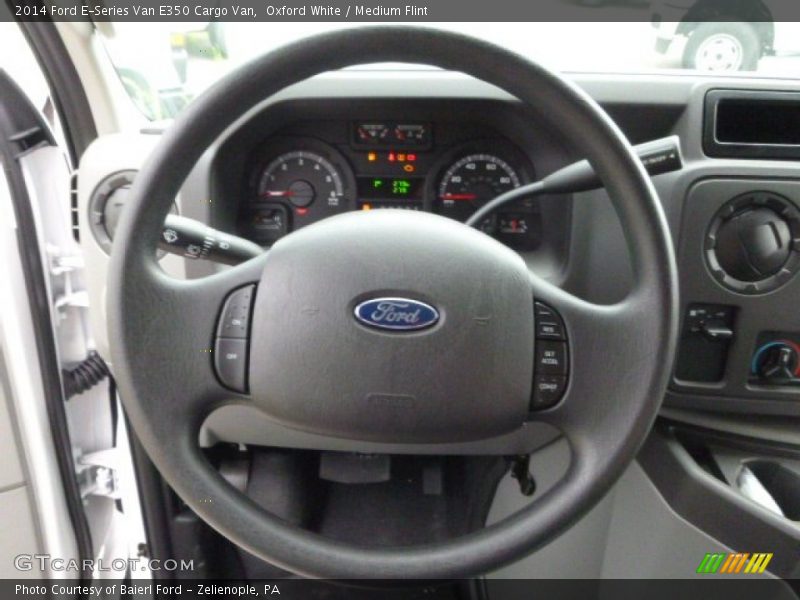 Oxford White / Medium Flint 2014 Ford E-Series Van E350 Cargo Van