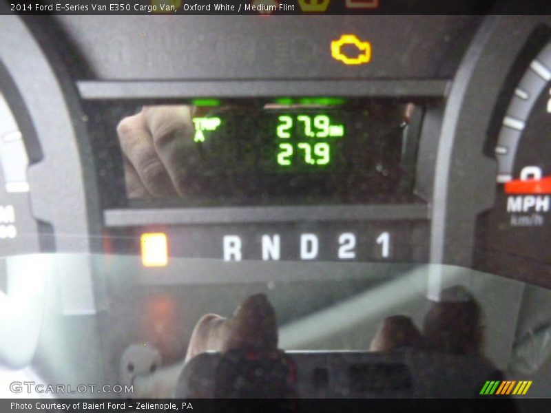 Oxford White / Medium Flint 2014 Ford E-Series Van E350 Cargo Van