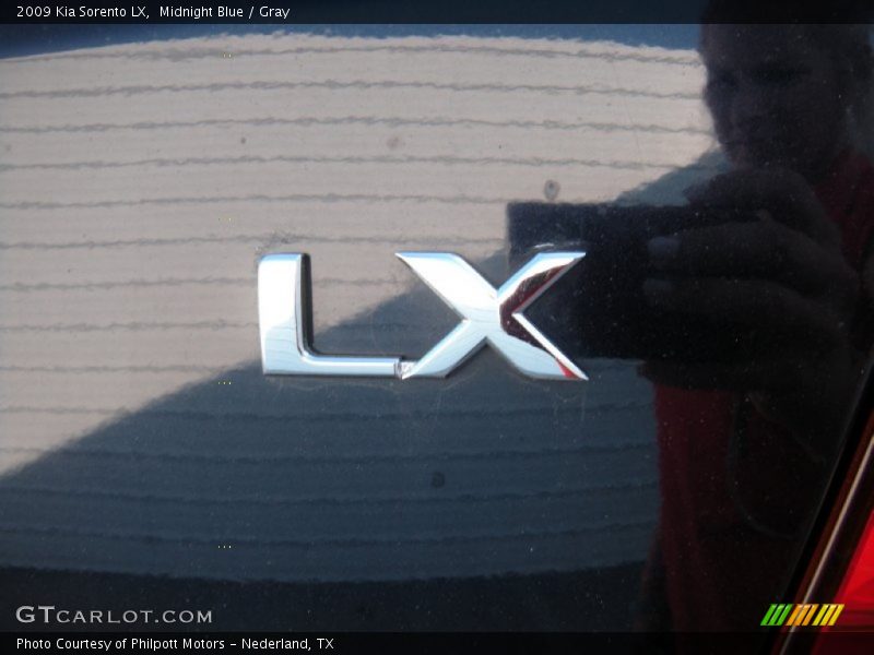 Midnight Blue / Gray 2009 Kia Sorento LX