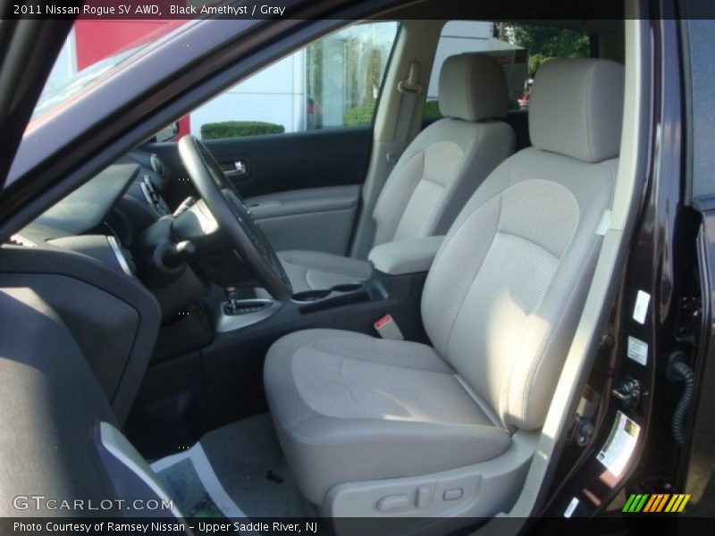 Black Amethyst / Gray 2011 Nissan Rogue SV AWD