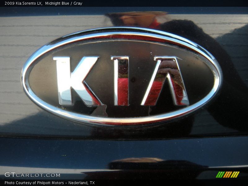 Midnight Blue / Gray 2009 Kia Sorento LX