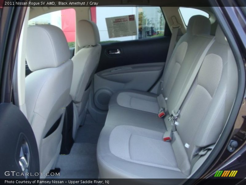 Black Amethyst / Gray 2011 Nissan Rogue SV AWD