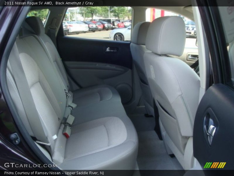 Black Amethyst / Gray 2011 Nissan Rogue SV AWD
