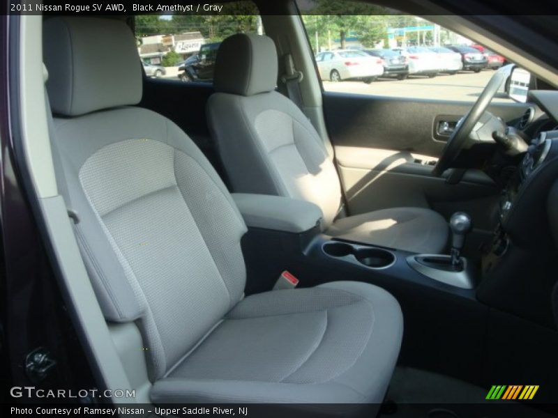 Black Amethyst / Gray 2011 Nissan Rogue SV AWD