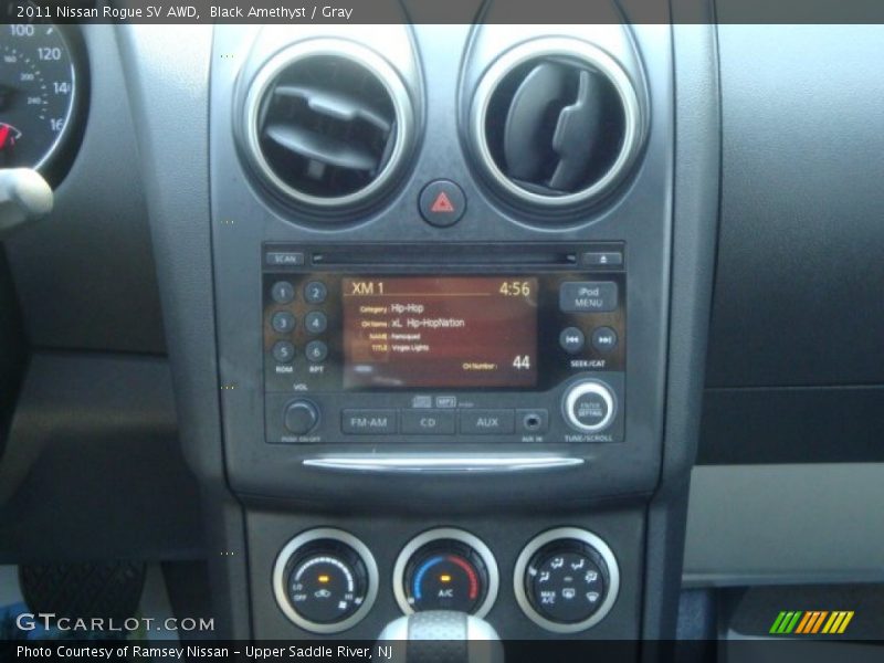 Black Amethyst / Gray 2011 Nissan Rogue SV AWD