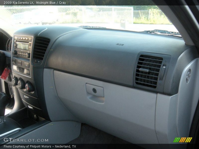 Midnight Blue / Gray 2009 Kia Sorento LX