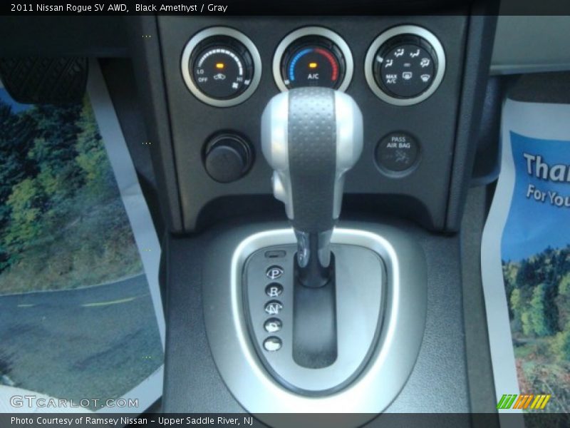 Black Amethyst / Gray 2011 Nissan Rogue SV AWD