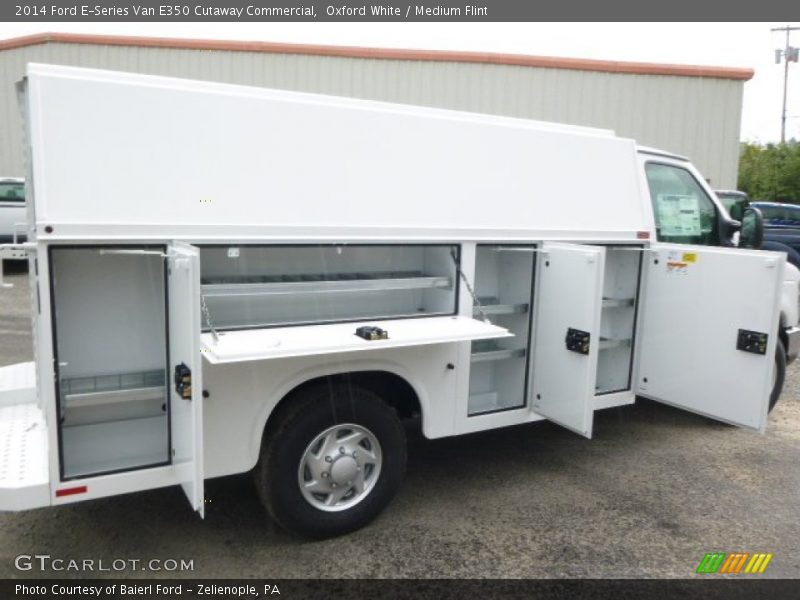 Oxford White / Medium Flint 2014 Ford E-Series Van E350 Cutaway Commercial