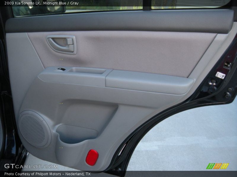 Midnight Blue / Gray 2009 Kia Sorento LX