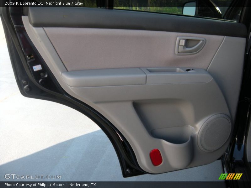 Midnight Blue / Gray 2009 Kia Sorento LX