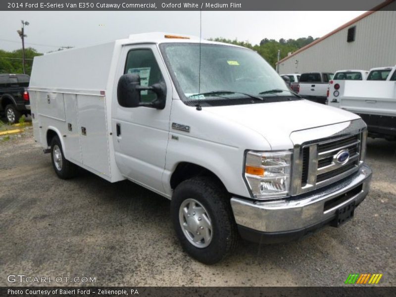Oxford White / Medium Flint 2014 Ford E-Series Van E350 Cutaway Commercial