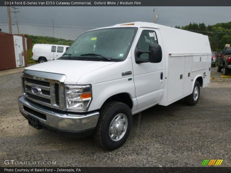 Oxford White / Medium Flint 2014 Ford E-Series Van E350 Cutaway Commercial