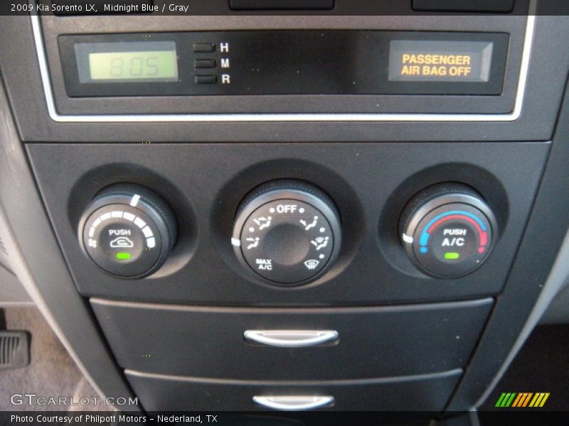 Midnight Blue / Gray 2009 Kia Sorento LX