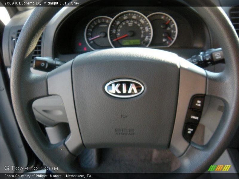 Midnight Blue / Gray 2009 Kia Sorento LX