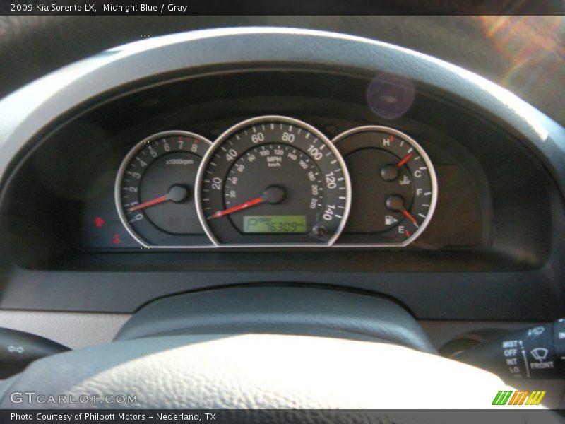 Midnight Blue / Gray 2009 Kia Sorento LX