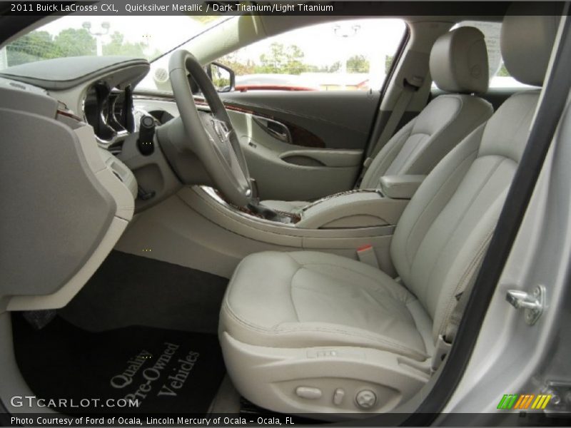 Quicksilver Metallic / Dark Titanium/Light Titanium 2011 Buick LaCrosse CXL
