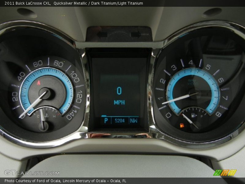 Quicksilver Metallic / Dark Titanium/Light Titanium 2011 Buick LaCrosse CXL