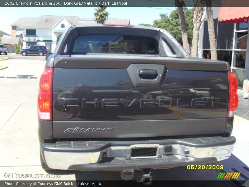 Dark Gray Metallic / Dark Charcoal 2003 Chevrolet Avalanche Z66