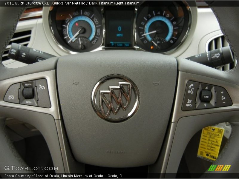 Quicksilver Metallic / Dark Titanium/Light Titanium 2011 Buick LaCrosse CXL