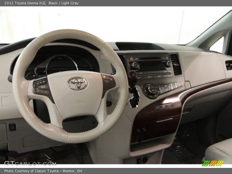 Dashboard of 2012 Sienna XLE