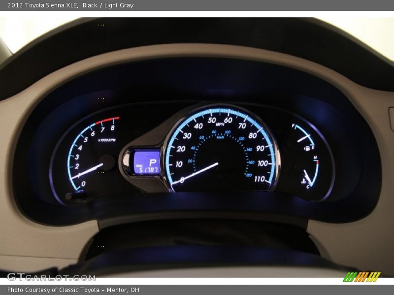  2012 Sienna XLE XLE Gauges