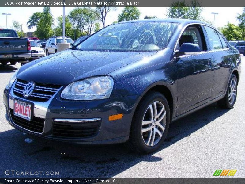 Blue Graphite Metallic / Anthracite Black 2006 Volkswagen Jetta 2.5 Sedan