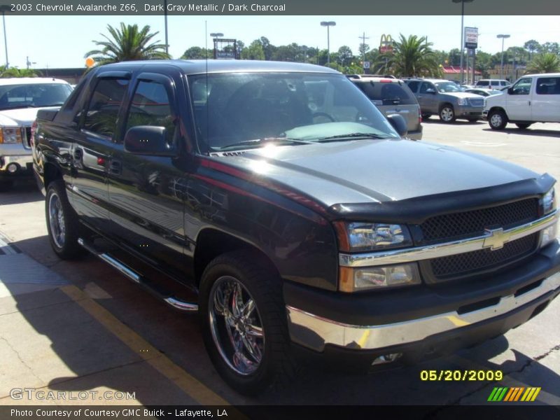 Dark Gray Metallic / Dark Charcoal 2003 Chevrolet Avalanche Z66