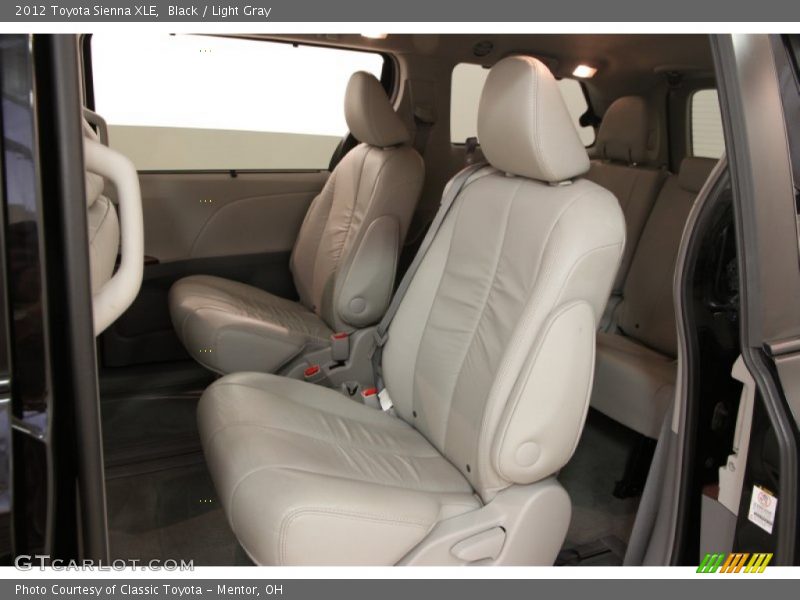 Rear Seat of 2012 Sienna XLE