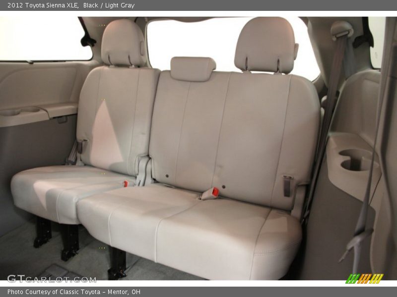 Black / Light Gray 2012 Toyota Sienna XLE