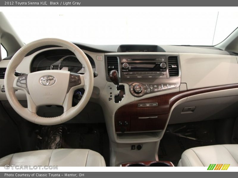Dashboard of 2012 Sienna XLE