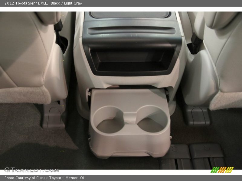 Black / Light Gray 2012 Toyota Sienna XLE