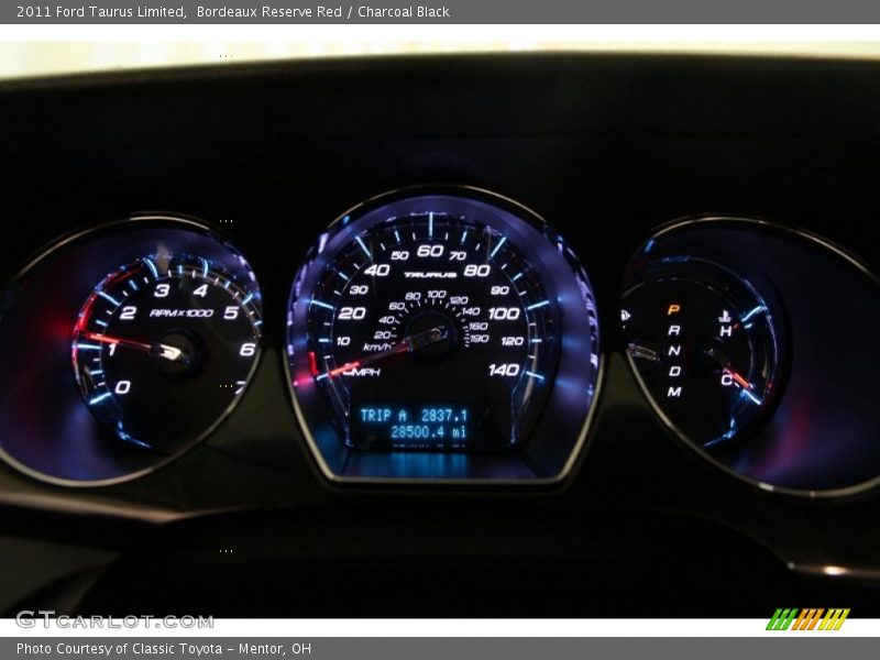  2011 Taurus Limited Limited Gauges