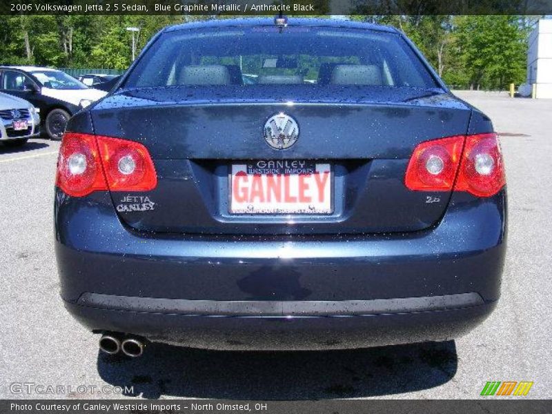 Blue Graphite Metallic / Anthracite Black 2006 Volkswagen Jetta 2.5 Sedan