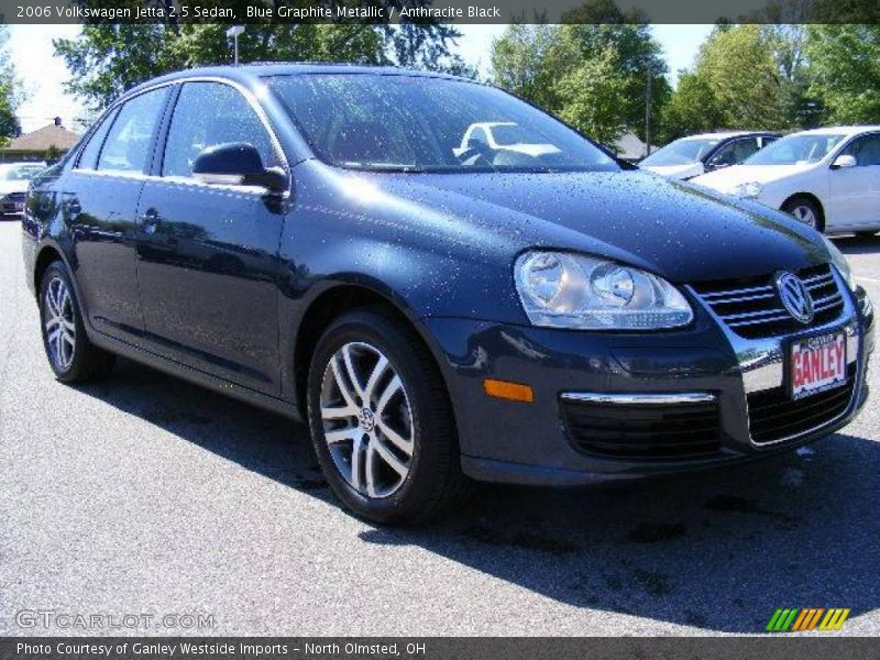Blue Graphite Metallic / Anthracite Black 2006 Volkswagen Jetta 2.5 Sedan