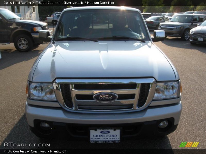 Silver Metallic / Medium Dark Flint 2010 Ford Ranger XLT SuperCab 4x4