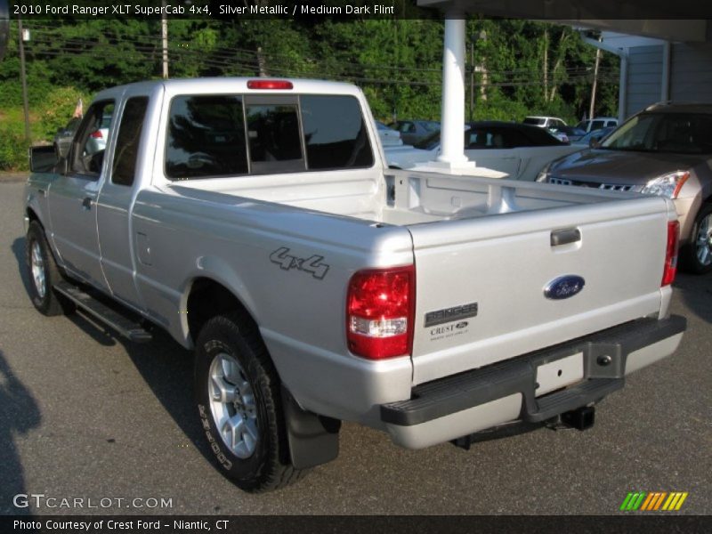 Silver Metallic / Medium Dark Flint 2010 Ford Ranger XLT SuperCab 4x4