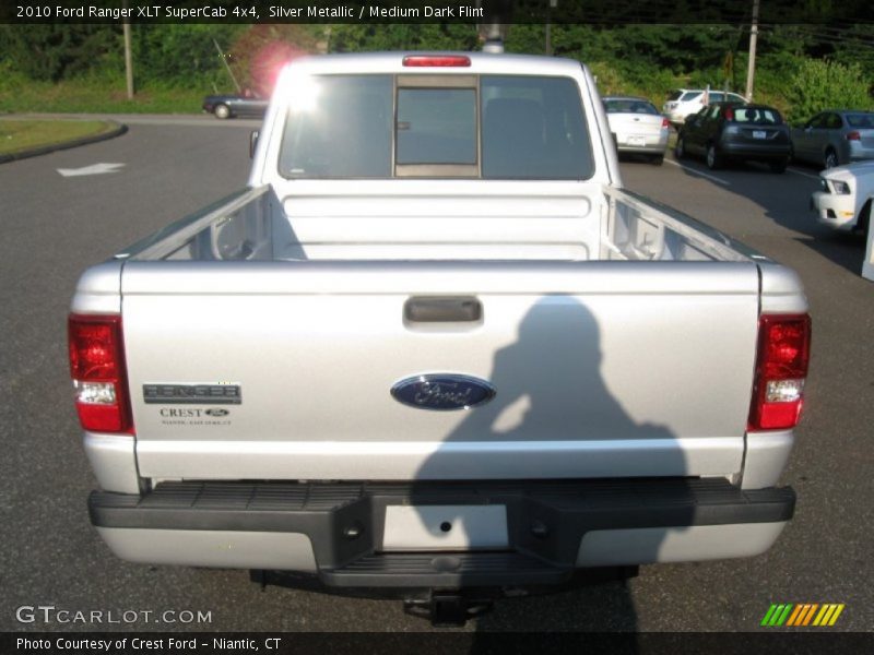 Silver Metallic / Medium Dark Flint 2010 Ford Ranger XLT SuperCab 4x4