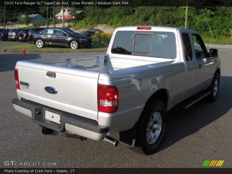Silver Metallic / Medium Dark Flint 2010 Ford Ranger XLT SuperCab 4x4
