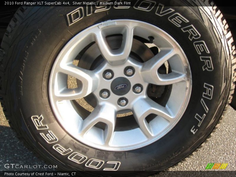 Silver Metallic / Medium Dark Flint 2010 Ford Ranger XLT SuperCab 4x4