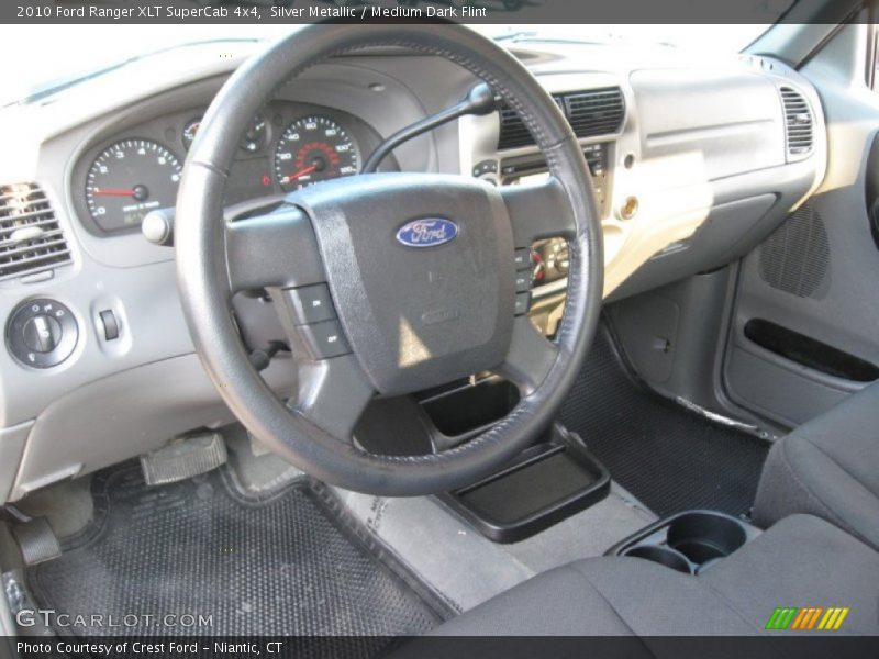Silver Metallic / Medium Dark Flint 2010 Ford Ranger XLT SuperCab 4x4
