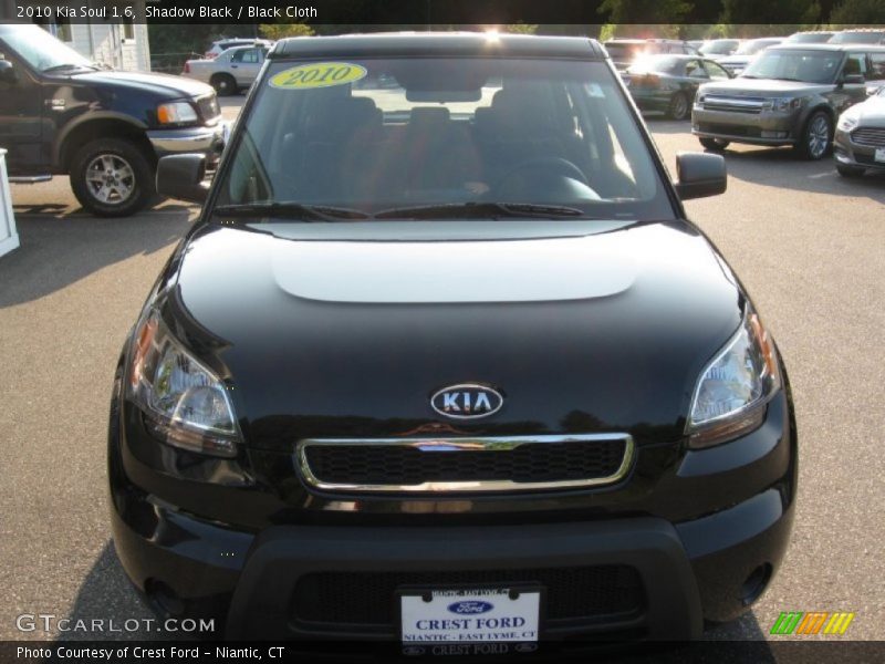 Shadow Black / Black Cloth 2010 Kia Soul 1.6