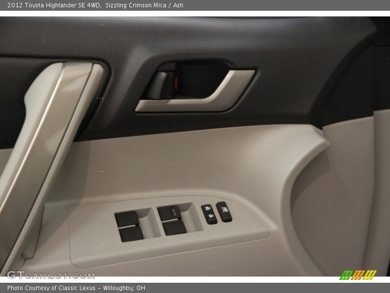 Sizzling Crimson Mica / Ash 2012 Toyota Highlander SE 4WD