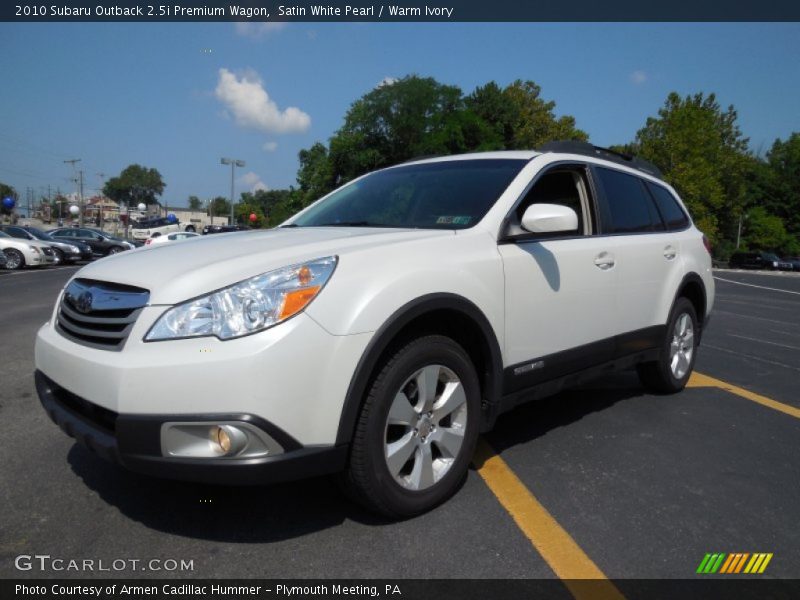 Front 3/4 View of 2010 Outback 2.5i Premium Wagon