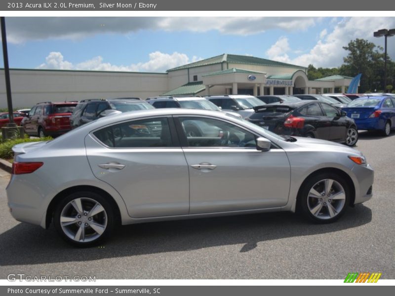 Silver Moon / Ebony 2013 Acura ILX 2.0L Premium