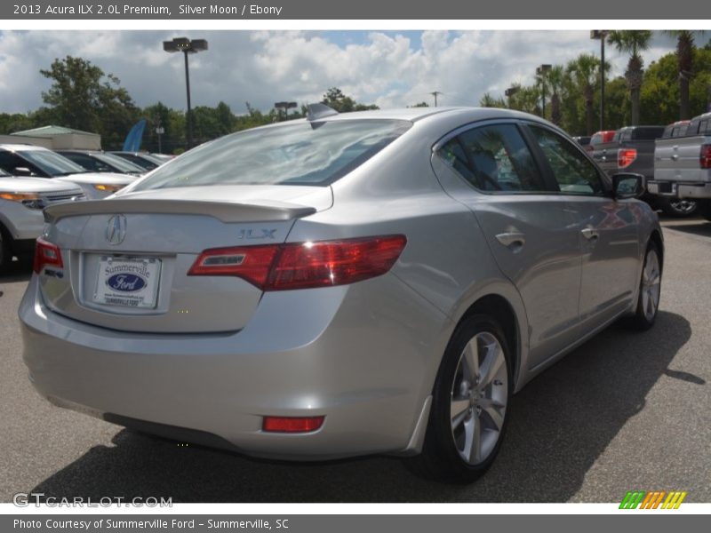 Silver Moon / Ebony 2013 Acura ILX 2.0L Premium